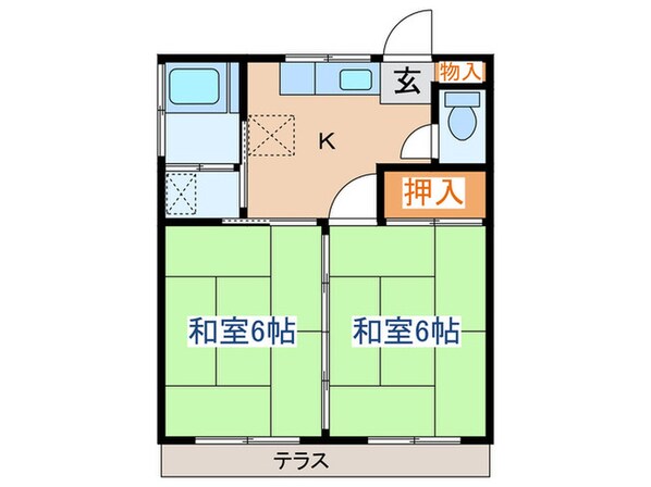 第一清京荘の物件間取画像